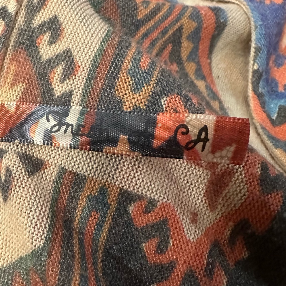 EUC Fresh of LA Bohemian Geometric Print Dress Multicolor Size 2X - Picture 13 of 14
